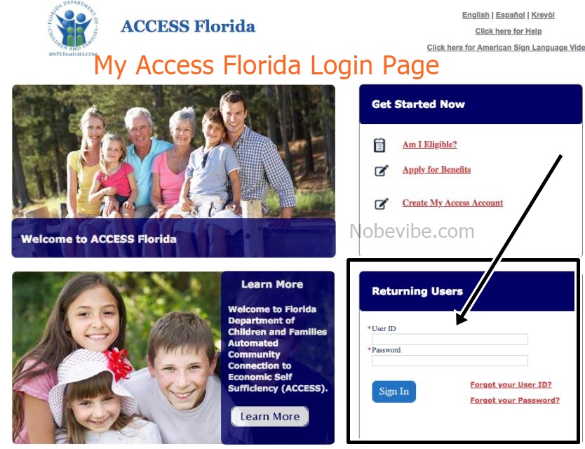 My Access Florida Login - www.myflorida.com/accessflorida